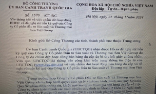 Chấm dứt hoạt động bán hàng đa cấp của Công ty Sen Việt Group